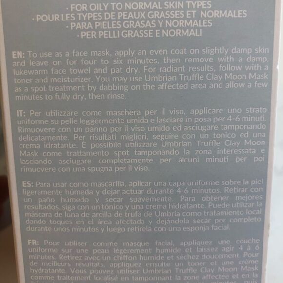 Umbrian Truffle Clay Moon Mask NEW - Picture 2 of 2